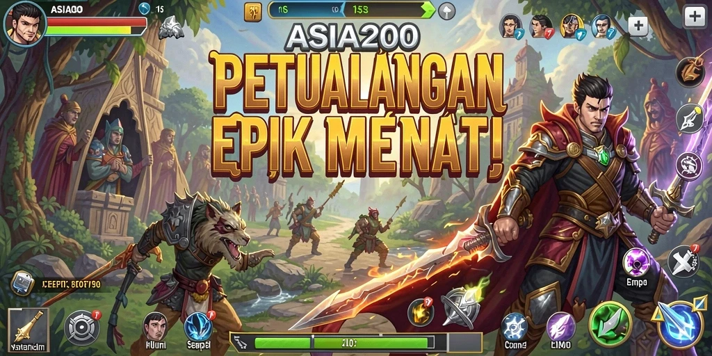 Tampilan gameplay ASIA200 yang menarik dan penuh aksi.