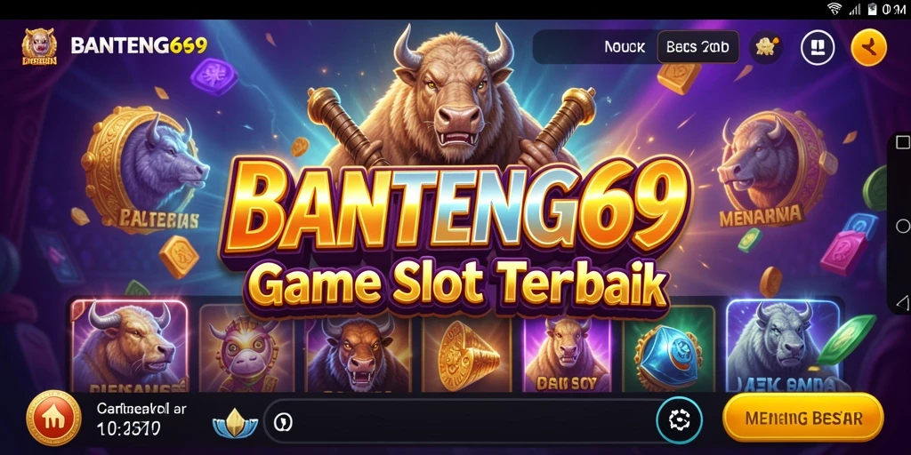 Tampilan gameplay BANTENG69 yang menarik dan penuh warna.
