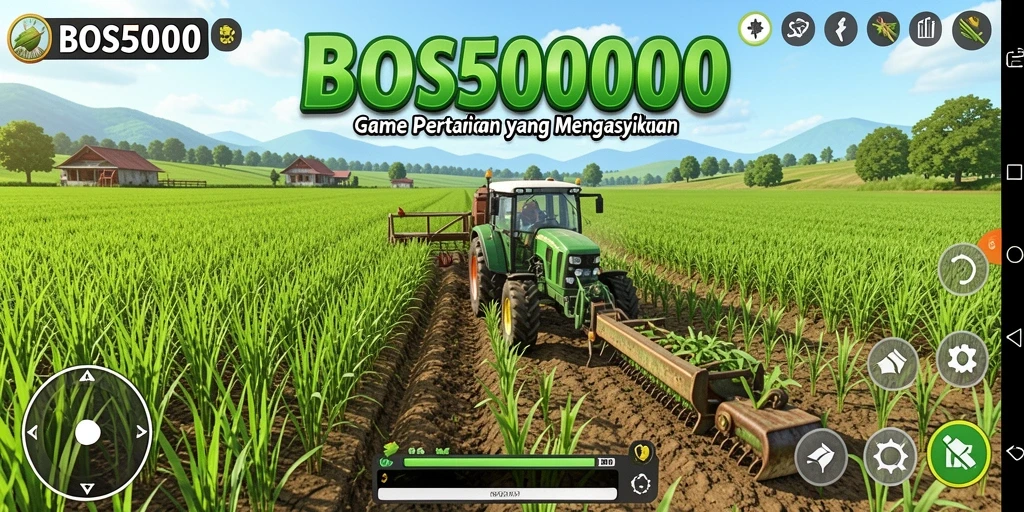 Menampilkan gameplay seru dalam dunia pertanian virtual.