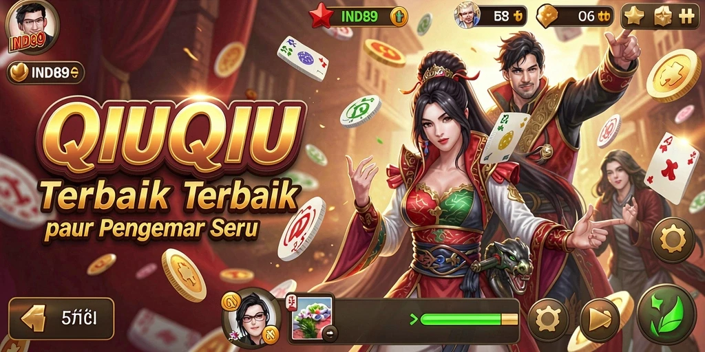 Screenshot IND89 menampilkan gameplay QiuQiu yang seru.