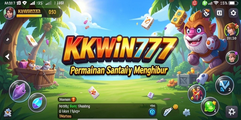 Tampilan gameplay menarik dari KKWIN777 yang menyenangkan dan santai.