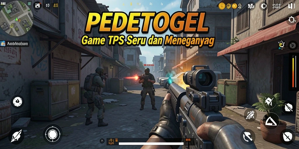 Tangkapan layar gameplay seru dari PEDETOGEL dengan aksi TPS mendebarkan.