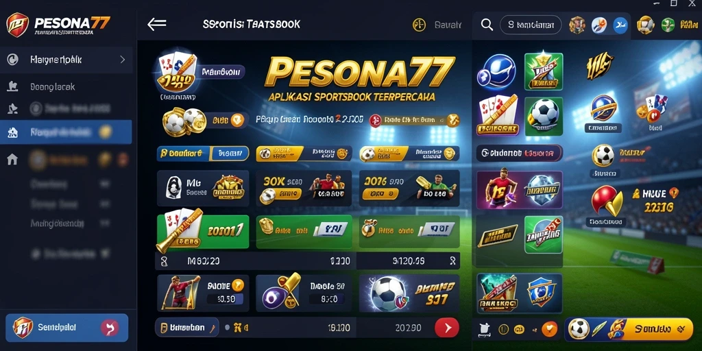 Tampilan gameplay PESONA77 dengan berbagai pilihan taruhan menarik.