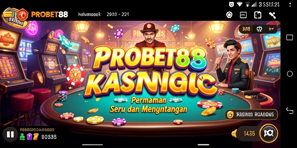 Screenshot gameplay menarik dari PROBET88 yang menampilkan suasana Kasino.