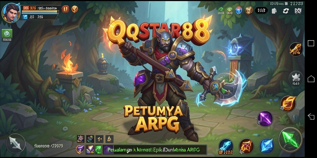 Screenshot gameplay QQSTAR88 menampilkan pertempuran yang mendebarkan.
