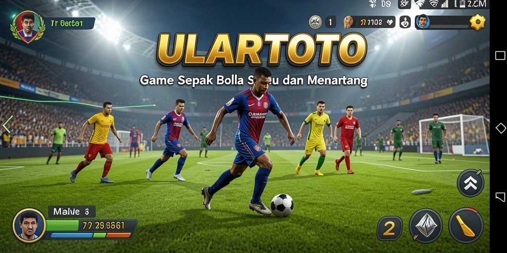 Tampilan gameplay ULARTOTO yang mendebarkan saat pertandingan berlangsung.