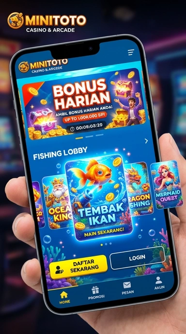 Tampilan antarmuka pengguna minitoto yang menarik.